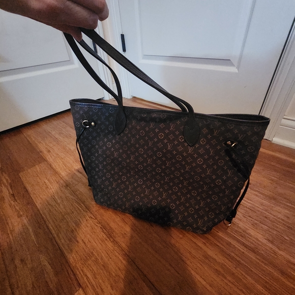 Louis Vuitton Brown Monogram Tote Bag Neverfull Anniversary Print - Picture 4 of 9